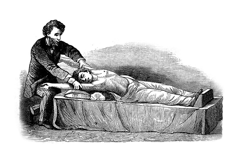 origini del massaggio