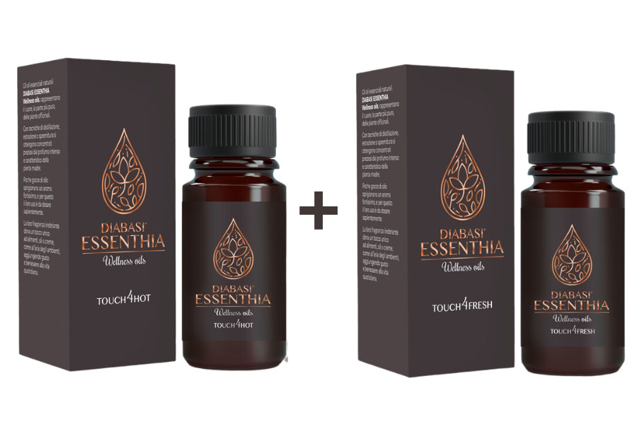 PROMO OLI ESSENZIALI – ASSICURATELI AD UN PREZZO SCONTATISSIMO 3 Diabasi TOUCH4HOT TOUCH4FRESH diabasi®