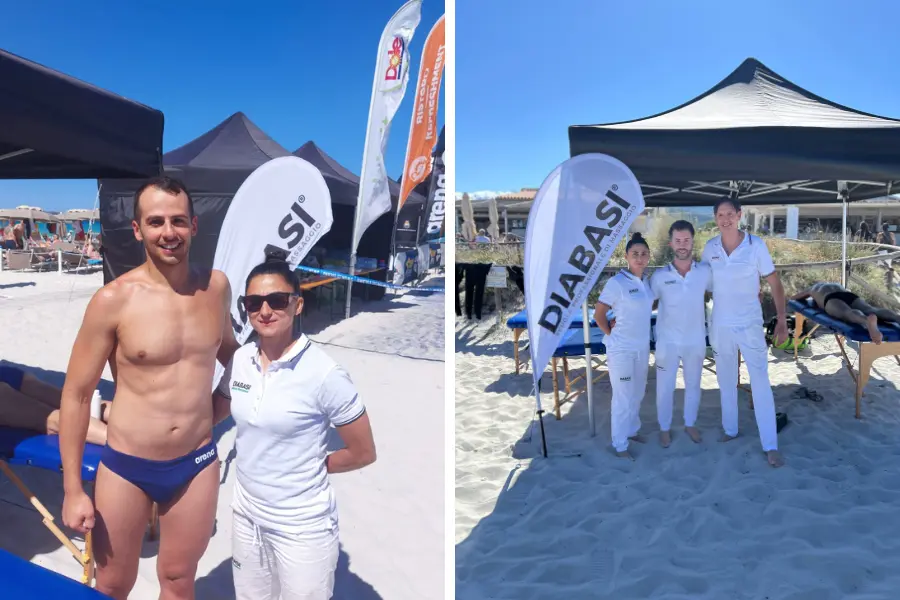 i Massaggiatori Diabasi hanno massaggiato alla Swimtheisland San Teodoro i Massaggiatori Diabasi hanno massaggiato alla Swimtheisland San Teodoro