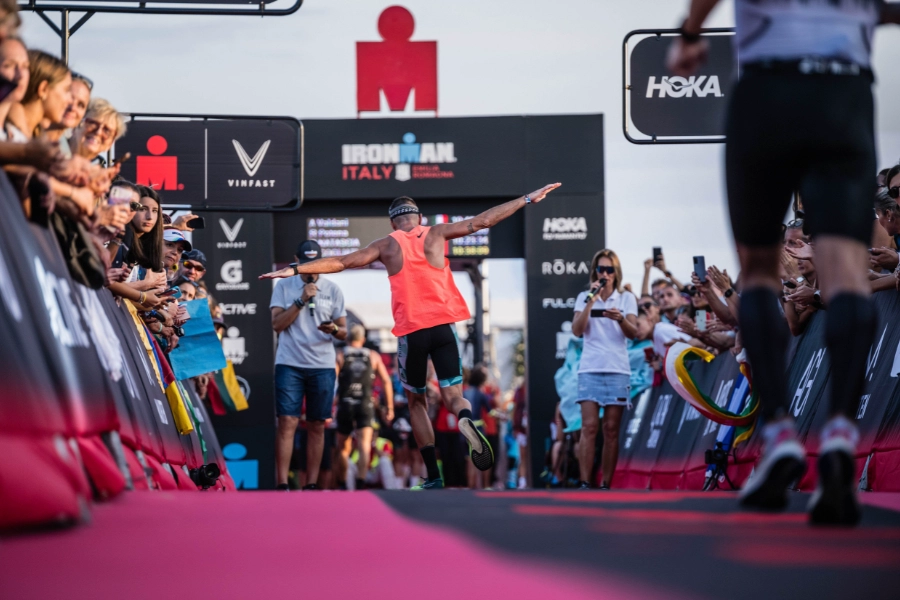 i Massaggiatori Diabasi hanno massaggiato all'Oceanman a Cattolica